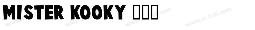 mister kooky字体转换
